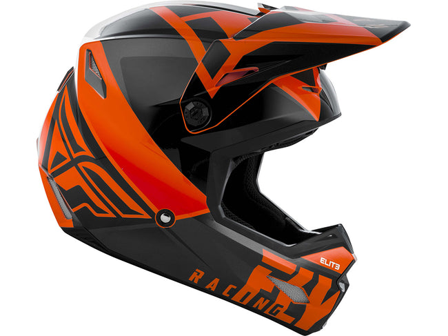 FLY RACING 2019 Elite Vigilant Helmet-Orange/Black - 2