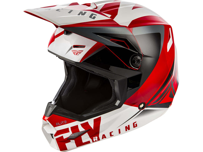 FLY RACING 2019 Elite Vigilant Helmet-Red/Back - 1