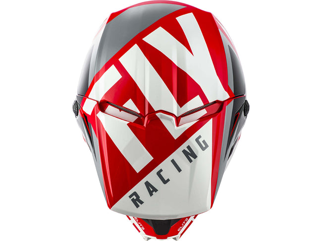 FLY RACING 2019 Elite Vigilant Helmet-Red/Back - 3