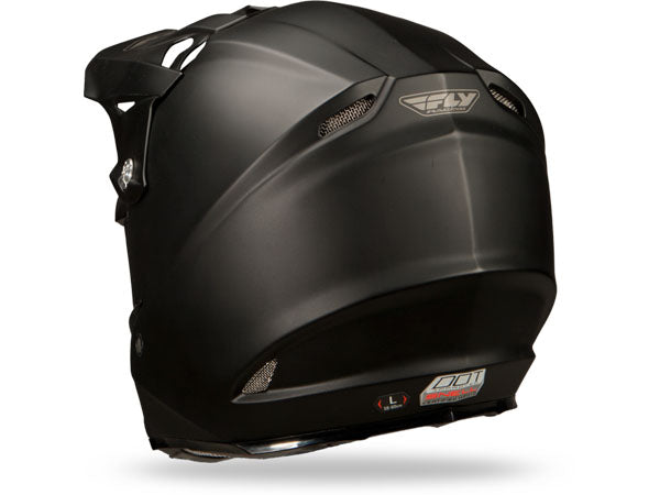 Fly Racing F2 Carbon Solid Helmet-Matte Black - 2
