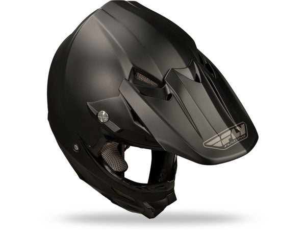 Fly Racing F2 Carbon Solid Helmet-Matte Black - 3