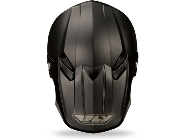 Fly Racing F2 Carbon Solid Helmet-Matte Black - 4
