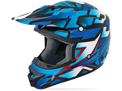 Fly Racing 2014 Kinetic Block Helmet-Blue/Black