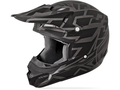 Fly Racing 2014 Kinetic Block Helmet-Matte Black
