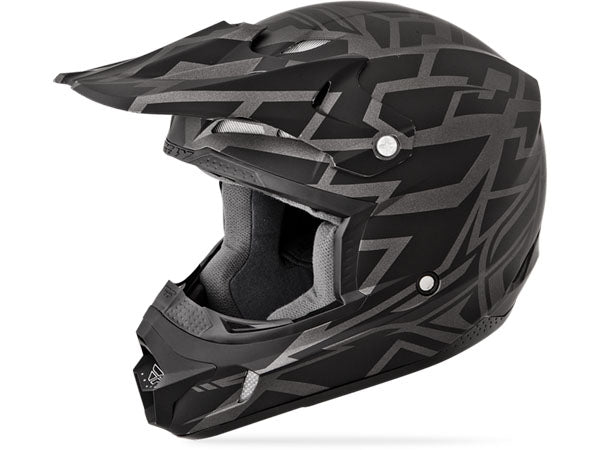 Fly Racing 2014 Kinetic Block Helmet-Matte Black - 1