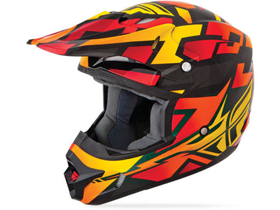 Fly Racing 2014 Kinetic Block Helmet-Orange/Black