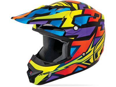 Fly Racing 2014 Kinetic Block Helmet-Wild