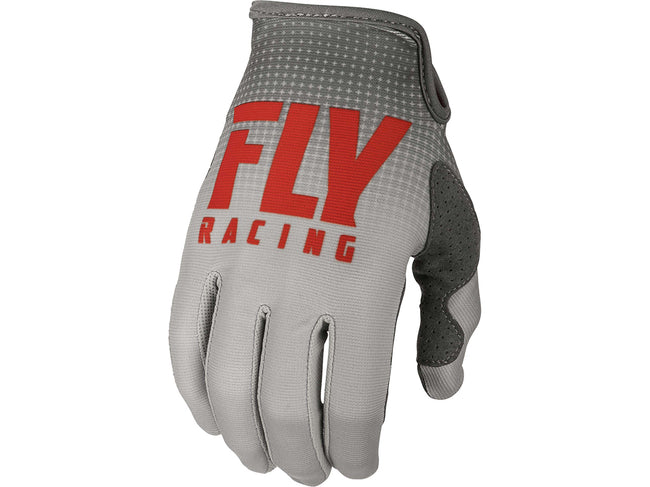FLY RACING 2019 Lite Gloves-Red/Grey - 1