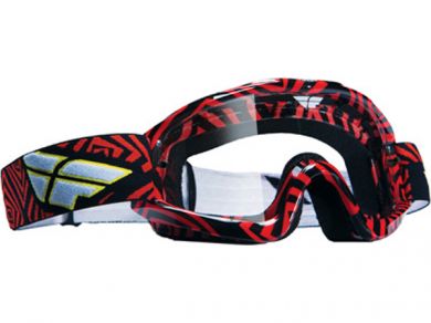 Fly Racing Zone Goggles-Adult Red/Black - 1
