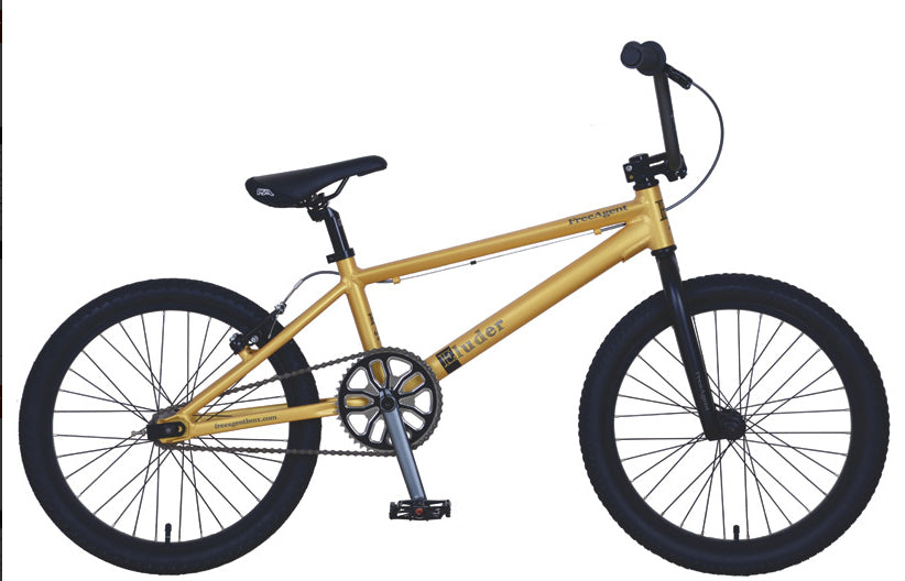 Free Agent 2017 Eluder BMX Bike Matte Gold at J R Bicycles J R