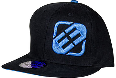 Freegun Men's Hat-Black w/Blue Logo