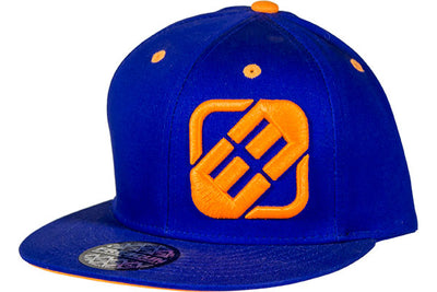Freegun Men's Hat-Blue w/Orange Logo