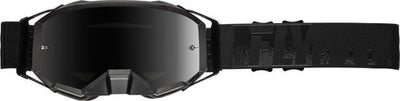 Fly Racing Zone Pro Goggles-Black/Dark Smoke