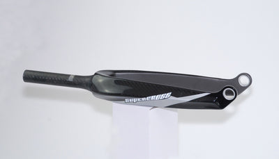 Supercross BLK Carbon Race Fork - Matte Gun Metal/Silver