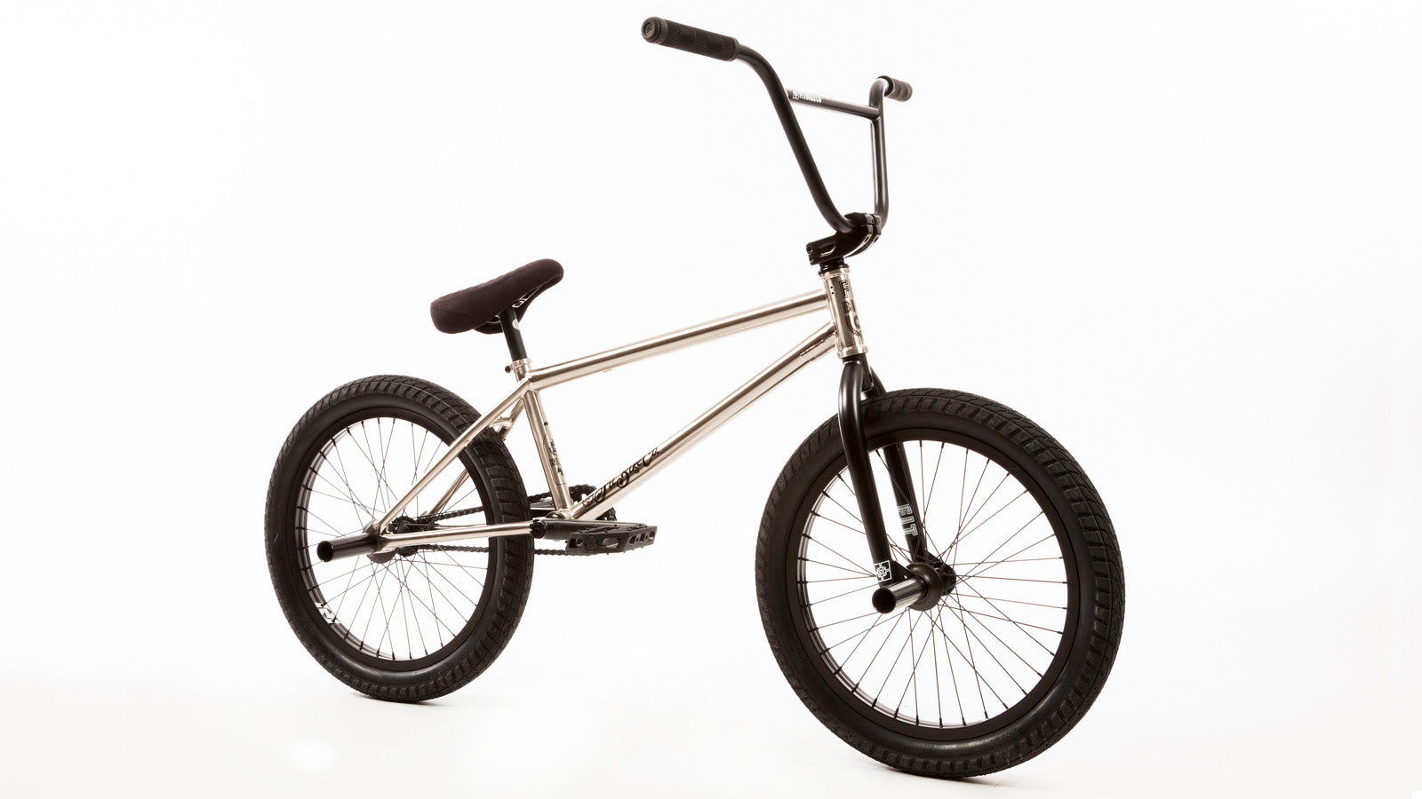 Fit 2017 Hango 3 BMX Bike Brushed Chrome at J R Bicycles J R