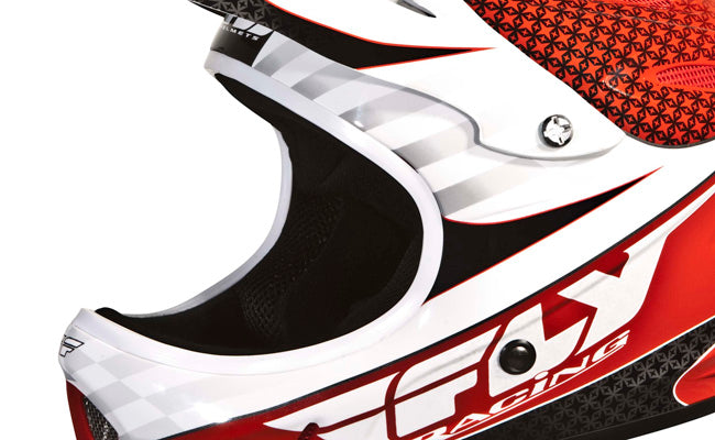 Fly Racing 2011 Lancer Helmet-Red/White - 2