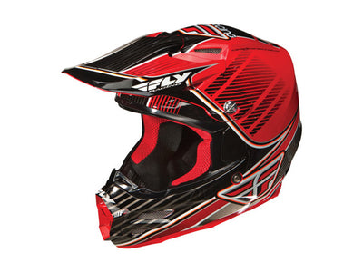 Fly Racing 2012 F2 Trey Canard Carbon Helmet-Red/Black