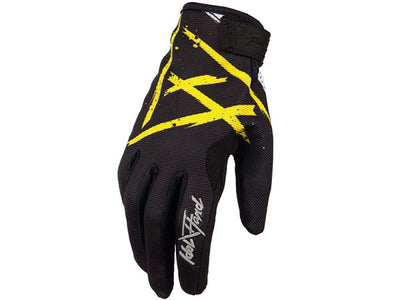 Idol Hand Pursuit Holeshot BMX Race Gloves-Yellow
