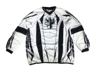 T.H.E. Sport Long Sleeve BMX Race Jersey-White