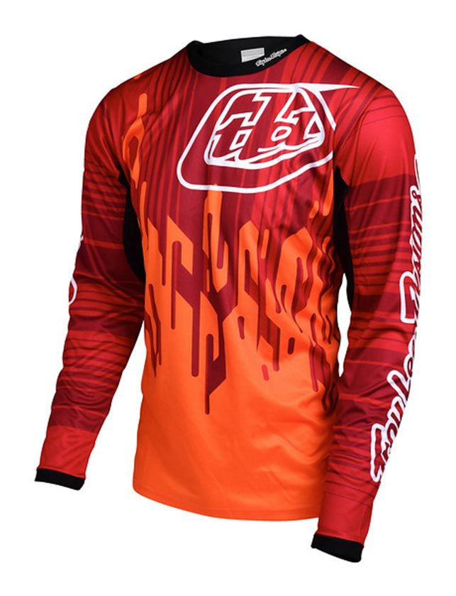 Troy Lee Designs Sprint Code BMX Race Jersey-Orange - 1