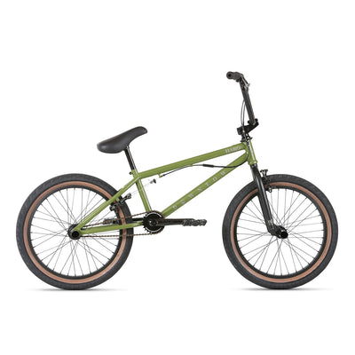 Haro Downtown DLX 20.5"TT BMX Freestyle Bike-Matte Army Green