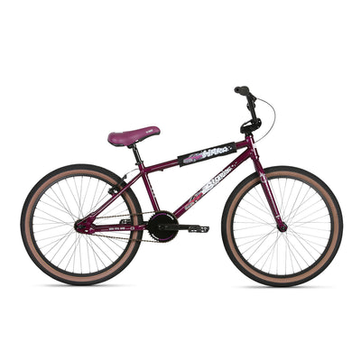 Haro Slo-Ride 24" BMX Freestyle Bike-Purple