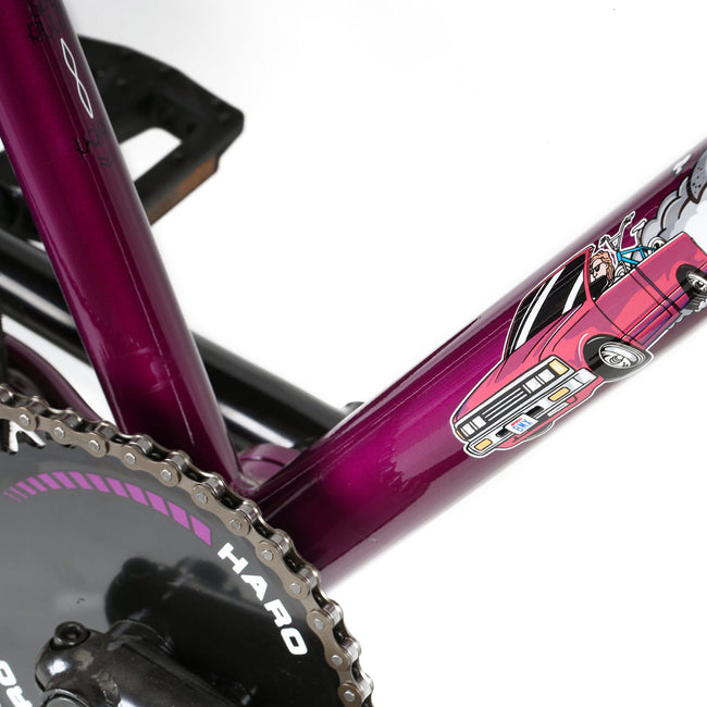 Haro Slo-Ride 24&quot; BMX Freestyle Bike-Purple - 6