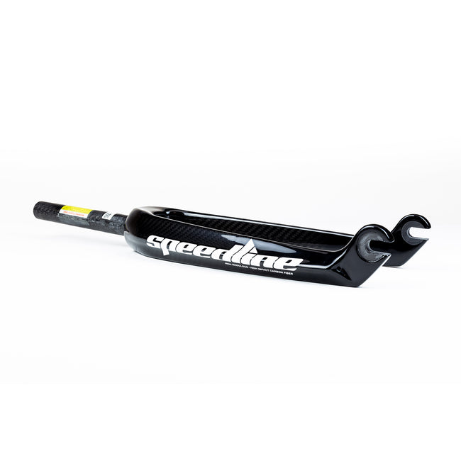 Speedline Junior Elite Carbon BMX Fork-20&quot;x1&quot;-10mm-Gloss Carbon - 1