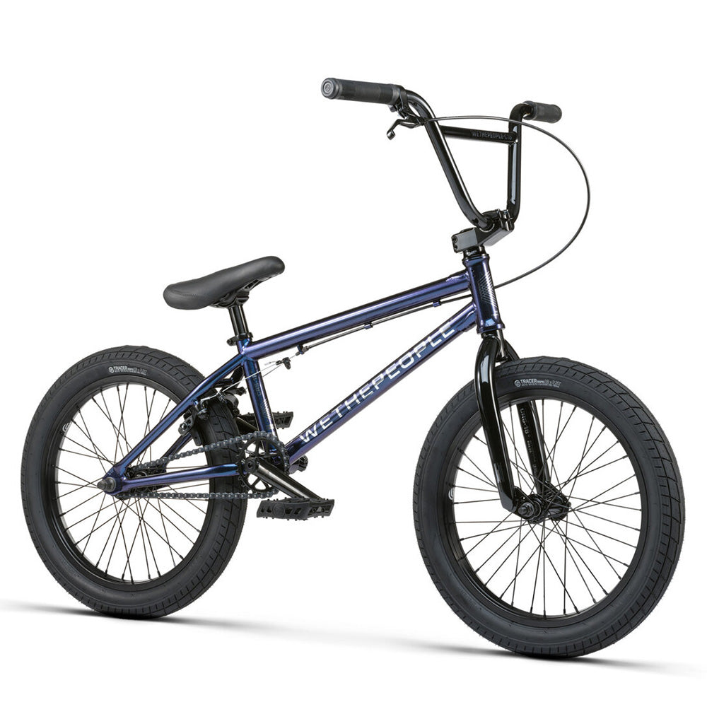 We The People 2021 CRS 18-inch BMX Freestyle Bike-Galactic Purple