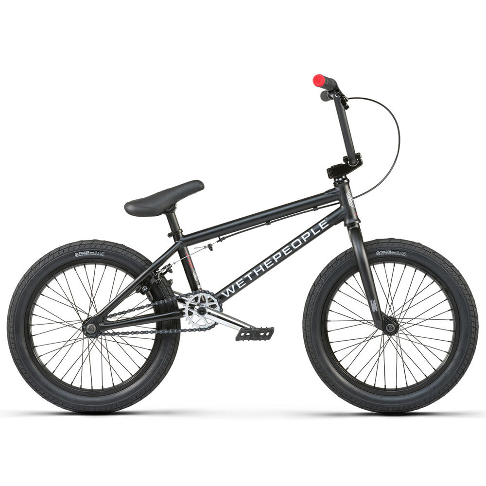 We The People 2021 CRS 18-inch BMX Freestyle Bike-Matte Black