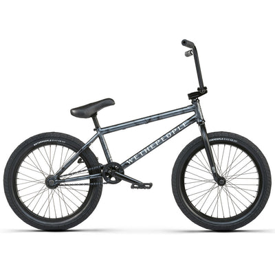 We The People 2023 Justice 20.75"TT BMX Freestyle Bike-Matte Ghost Grey