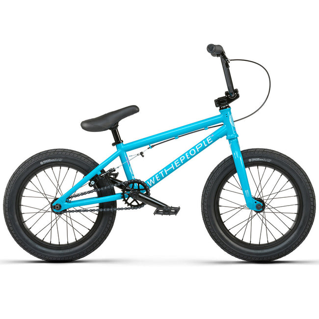 We The People 2023 Seed 16&quot; BMX Freestyle Bike-Surf Blue - 1