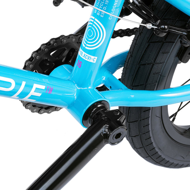 We The People 2023 Seed 16&quot; BMX Freestyle Bike-Surf Blue - 10