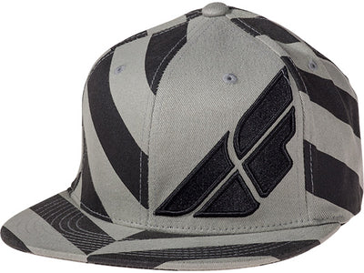 Fly Racing Fat Stripe Hat-Black/Gray