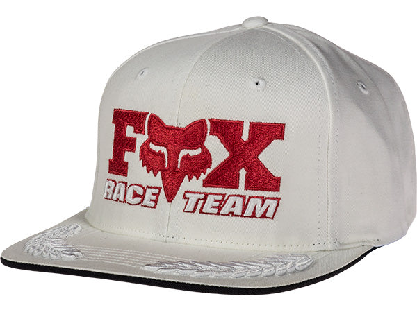 Fox Daytona Retro Hat-White/Red-Snapback - 1