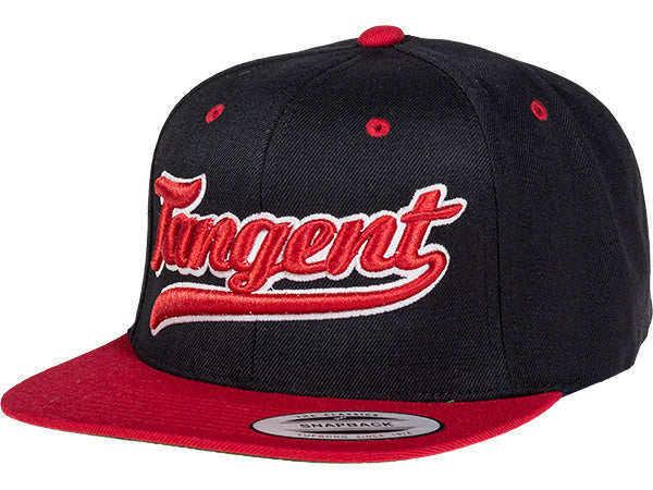 Tangent Snapback Hat-Black/Red - 1