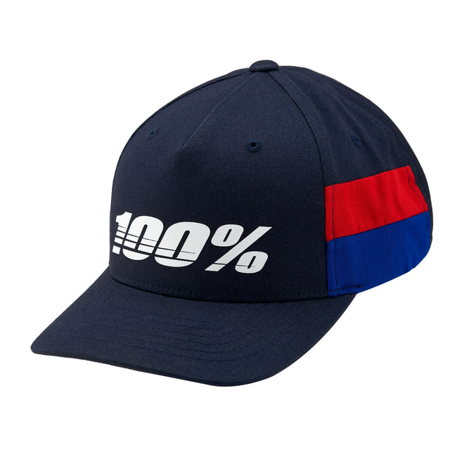 100% Loyal Snapback Hat-Navy - 1