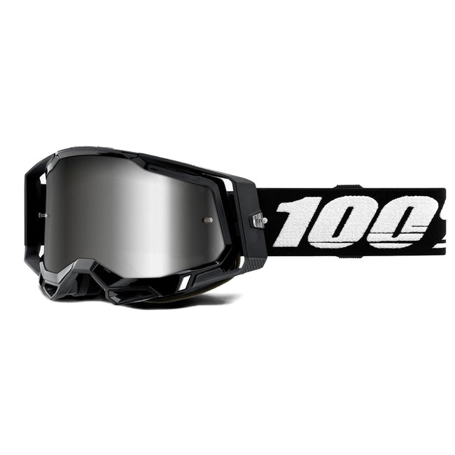 100% Racecraft2 Goggles-Black-Mirror Silver Lens - 2