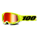 100% Racecraft2 Goggles-Fluorescent Yellow-Mirror Red Lens - 2