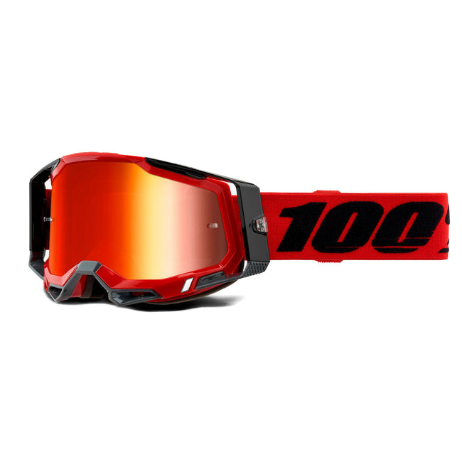 100% Racecraft2 Goggles-Red-Mirror Red Lens - 2