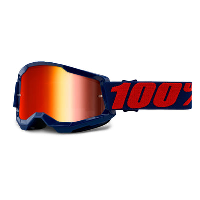 100% Strata2 Goggles-Masego-Mirror Red Lens
