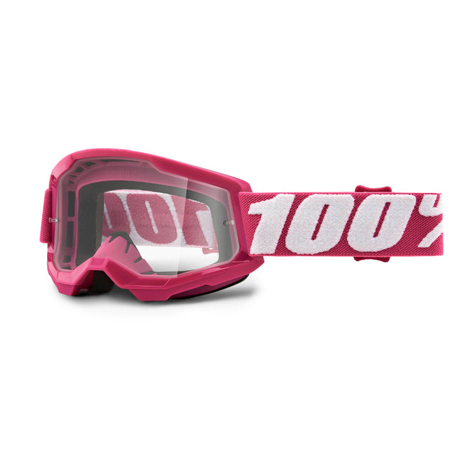100% Strata2 Youth Goggles-Fletcher-Clear Lens - 1