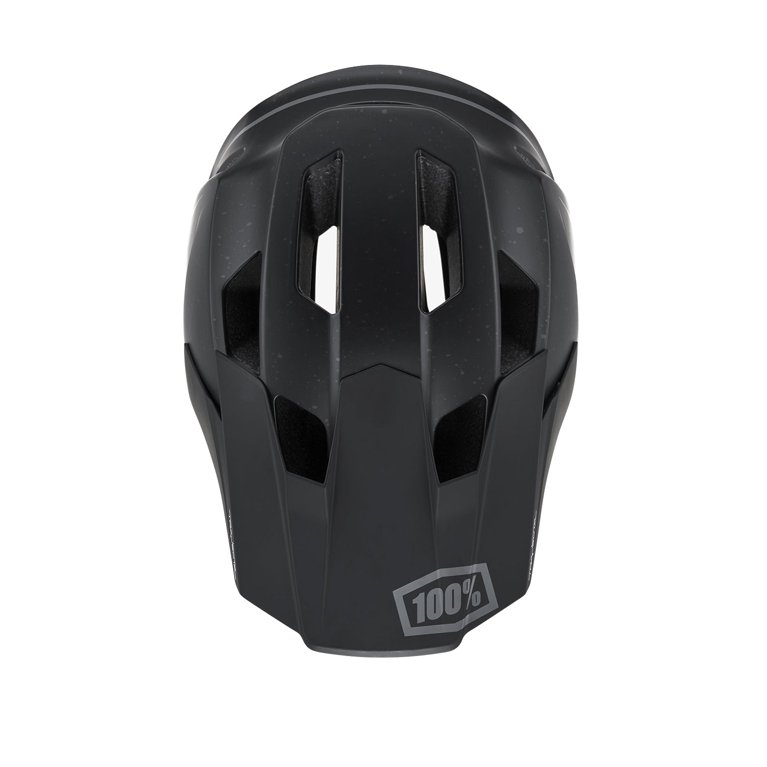 100% Trajecta Helmet-Essential Black