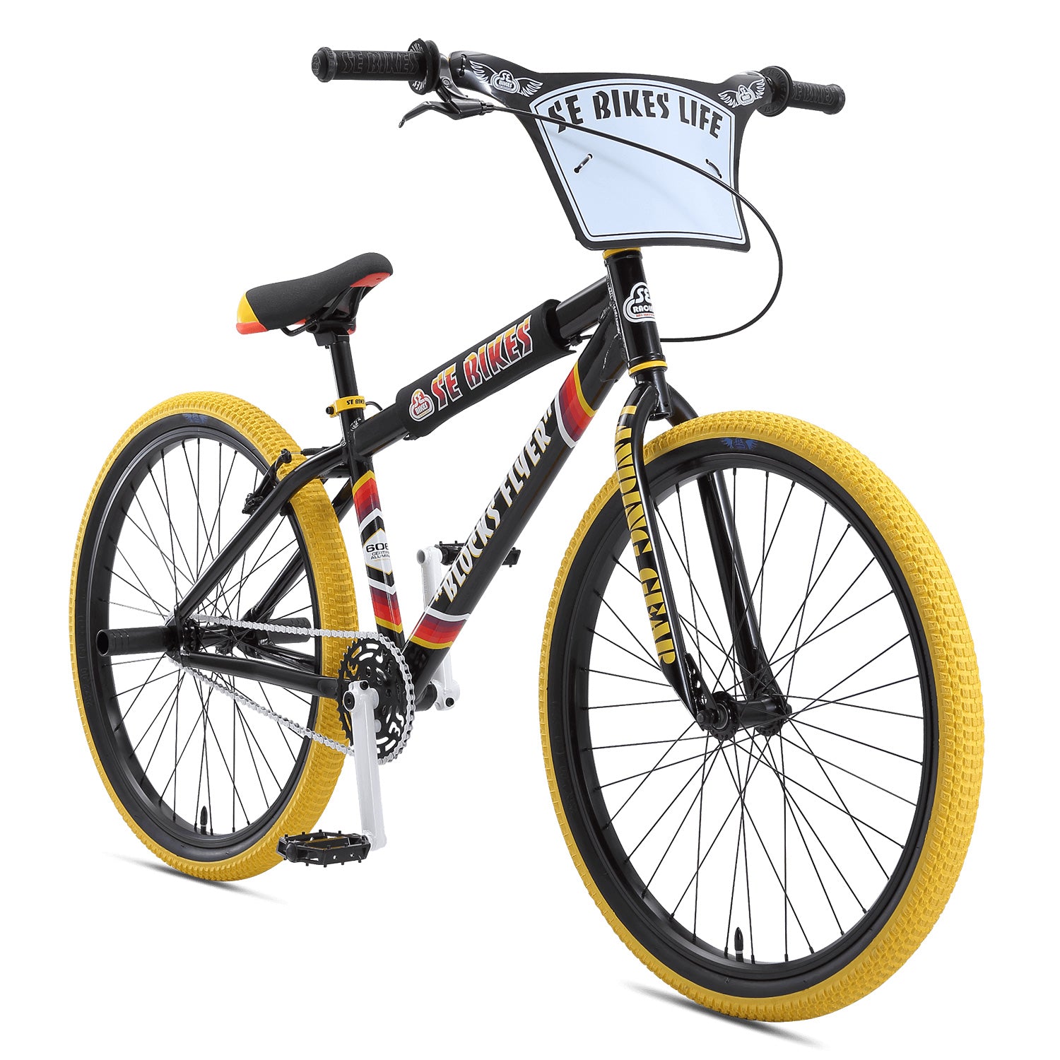 SE Racing Blocks Flyer 26” BMX Bike-Black at J&R Bicycles – J&R Bicycles,  Inc.