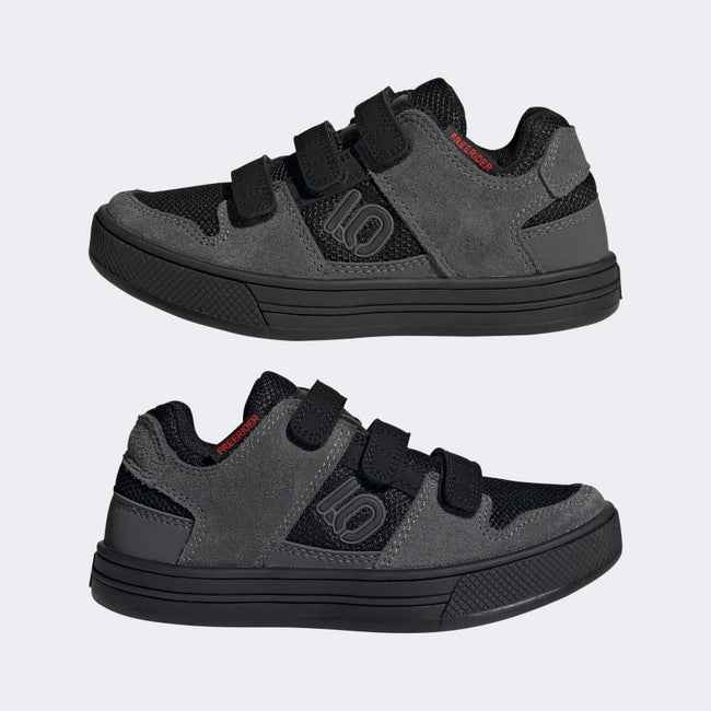 adidas Five Ten Freerider Kids Flat Pedal Shoes-Grey Five/Core Black/Grey Four - 7