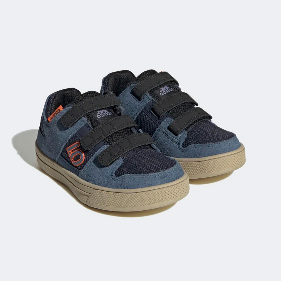 Five Ten Freerider Kid's VCS Flat Shoes - Legend Ink/Wonder Steel/Impact Orange