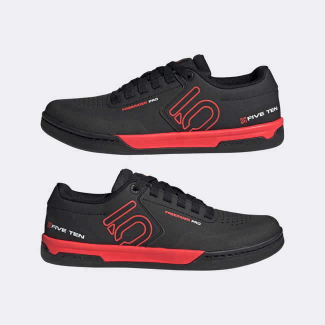 adidas Five Ten Freerider Pro Flat Pedal Shoes-Core Black/Core Black/Cloud White - 7