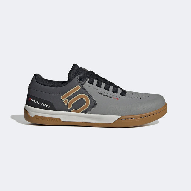adidas Five Ten Freerider Pro Flat Pedal Shoes-Grey Three/Bronze Strata/Core Black - 1