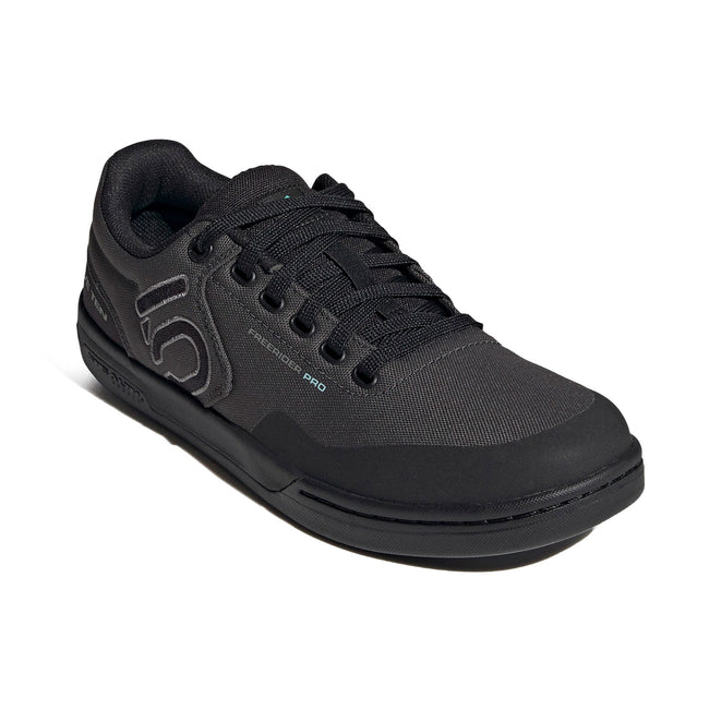 adidas Five Ten Freerider Pro Primeblue Flat Pedal Shoes-Dgh Solid Grey/Grey Three/Acid Mint - 4