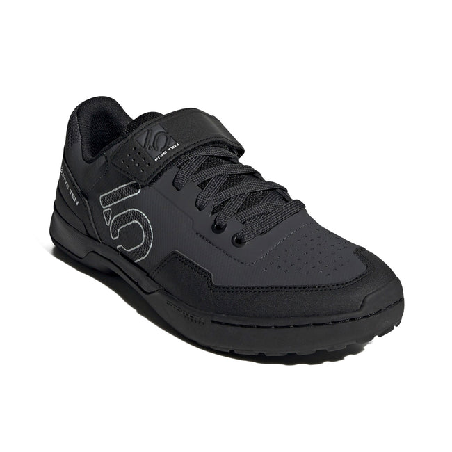 adidas Five Ten Kestrel Lace Clipless Shoes-Carbon/Core Black/Clear Grey - 4